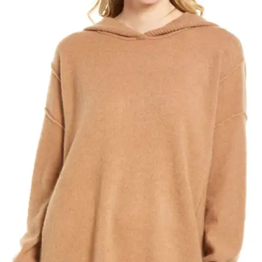 Free People Boyfriend Cashmere Hoodie Sweater